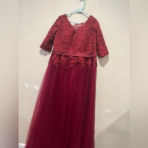 Red prom dress